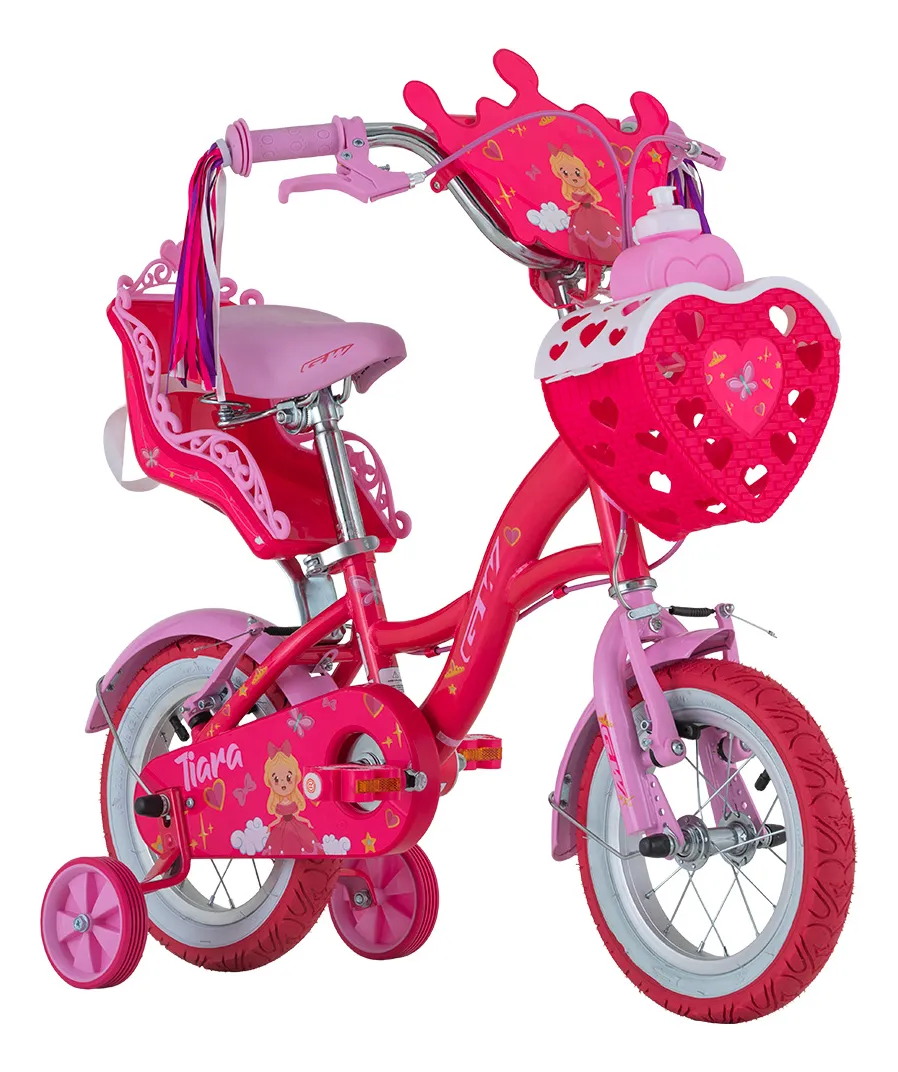 BICICLETA GW RIN 12 TIARA INFANTIL ROSADA – GW – Bicicletas | Ciclo La Paz Barranquilla
