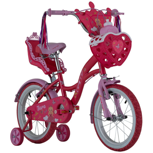 BICICLETA GW RIN 16 TIARA INFANTIL ROSADA – GW – Bicicletas | Ciclo La Paz Barranquilla