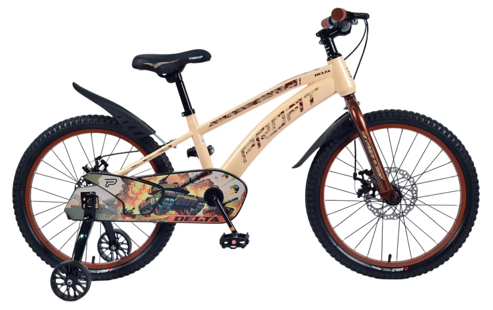 BICICLETA PROFIT RIN 20 DELTA F.DISCO BEIGE - foto 1