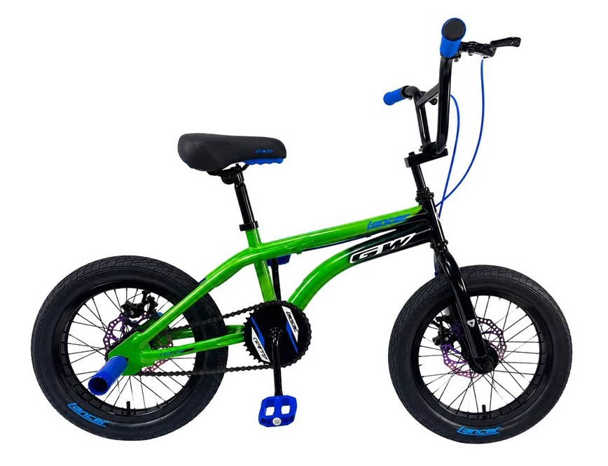 BICICLETA GW RIN 20 LANCER BMX F.DISCO VERDE