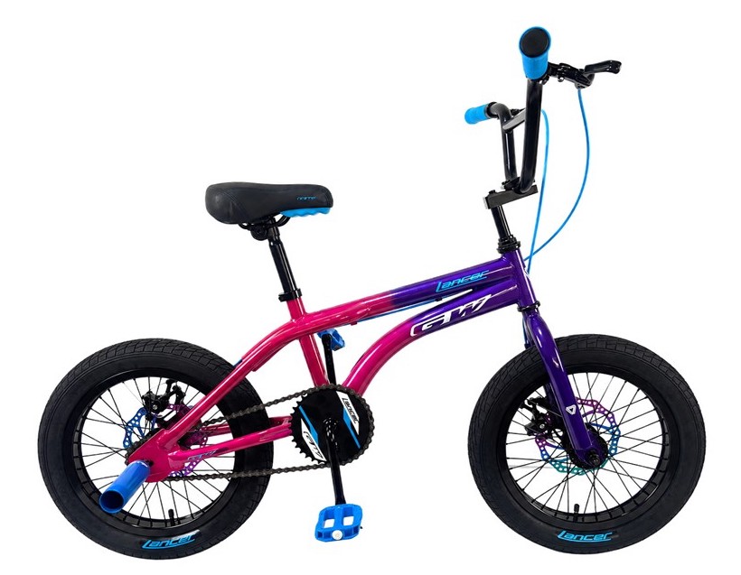 BICICLETA GW RIN 20 LANCER BMX F.DISCO FUCSIA-MORADO