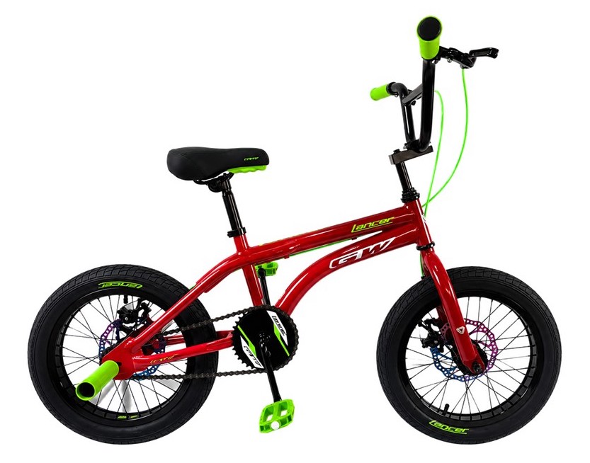 BICICLETA GW RIN 20 LANCER BMX F.DISCO ROJO DARK