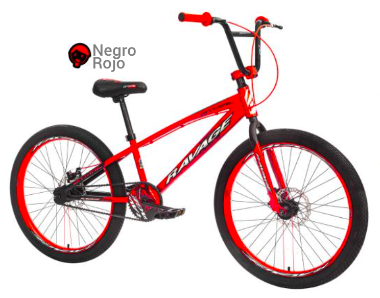 BICICLETA ONTRAIL RIN 24 RAVAGE F.DISCO MECANICO NEGRO - ROJO – OnTrail – Bicicletas | Ciclo La Paz Barranquilla